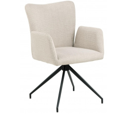 Stolička Laura s opierkami béžová