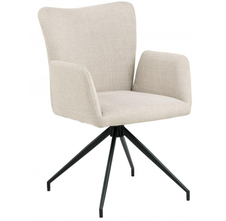 Stolička Laura s opierkami béžová