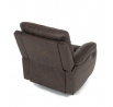 Polohovací křeslo, hnědá, látka vintage, TV-4092 BR3