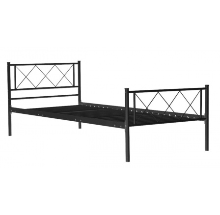Kovová posteľ 90x200 čierna MBD9216 Kovová posteľ 90x200 čierna MBD9216