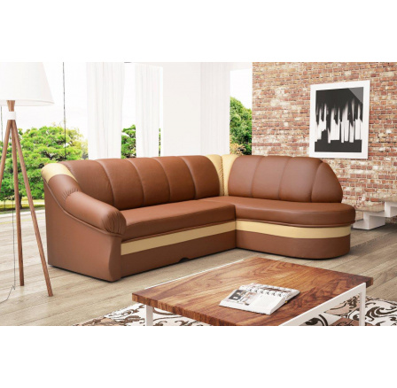 Rohová pohovka BENANO, Soft 015/Soft 018, pravá