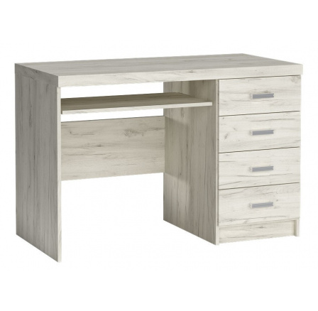 Stôl INDIANAPOLIS I16 Kraft biely