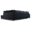 Rohová sedacia súprava v tvare L Olga čierna