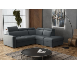 Sedacia súprava Petrit IX pravá Paros tmavo sivá