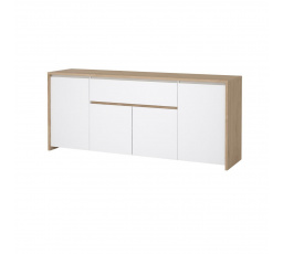 Komoda Nerea 316, jackson hickory/biely lesk