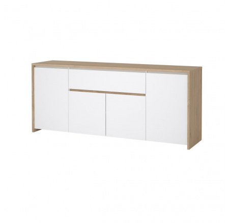 Komoda Nerea 316, jackson hickory/biely lesk