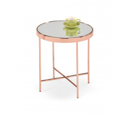 Konferenčný stôl MIRA, zrkadlo/meď