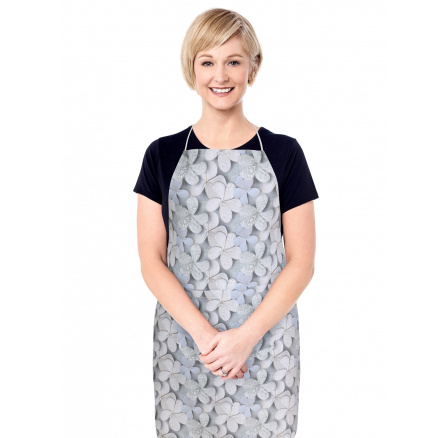 Kuchynská zástera sivý kvet