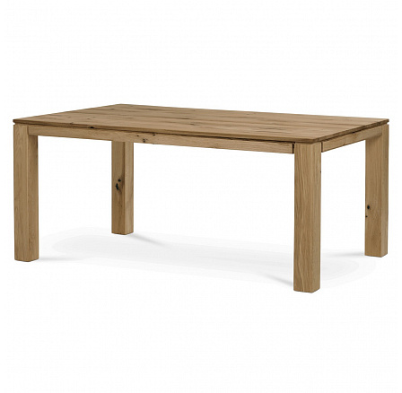 Jedálenský stôl 180x90 cm, masív dub, povrchová úprava olejom, nohy 8x8 cm