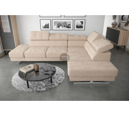 Rohová sedacia súprava EMPORIO 225X300 - pravá, béžová