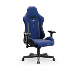 Herná stolička látková Starter tmavo modrá