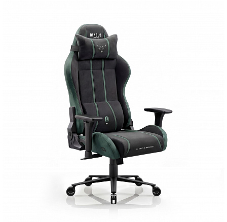 DIABLO CHAIRS X-ONE 2.0 >normálna< stolička FOREST GREEN| Herná stolička | látková herná stolička DIABLO CHAIRS X-ONE 2.0 >normálna< stolička FOREST GREEN| Herná stolička | látková herná stolička