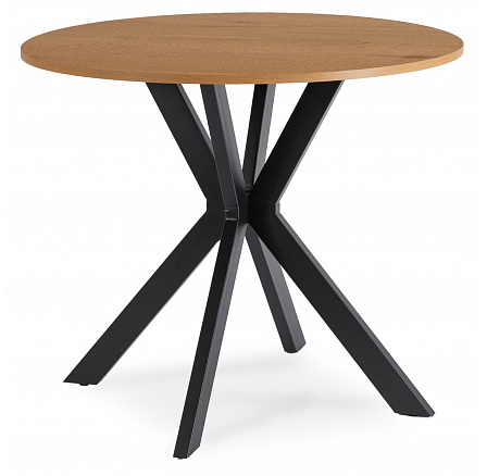 Stôl LAUREN 80 cm Dub Zlatý/Čierny Stôl LAUREN 80 cm Dub Zlatý/Čierny