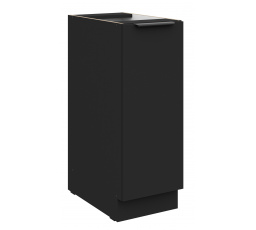 Dolná skrinka SIENA - 30 D CARGO BB, Čierna mat/Čierna mat