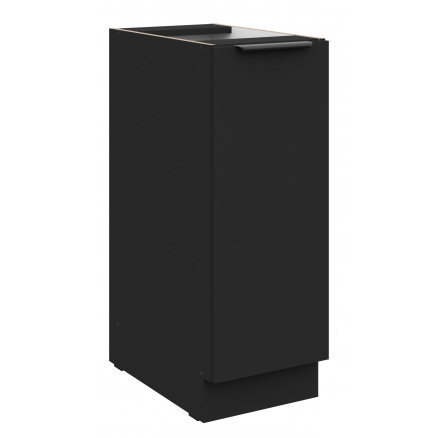 Dolná skrinka SIENA - 30 D CARGO BB, Čierna mat/Čierna mat