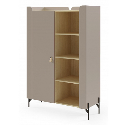 Regál SALERNO SA-3, Porcini/Dub Mavelie