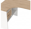 Písací stôl Felix 118, biela/jackson hickory