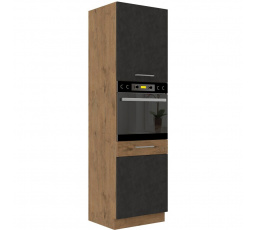 Kuchynská skriňa VEGA 60 DP 210 2F, Matera mat/Dub lancelot