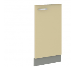 Kuchynské dvierka Karpo ZM 713x446 krémový lesk/sivá