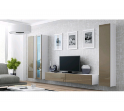 Obývacia stena VIGO 2 - biela-latte