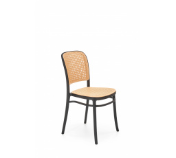 Jedálenská stolička K483, prírodná/čierna