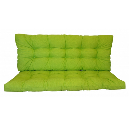 Vankúš na záhradnú hojdačku 180 cm - svetlozelená látka