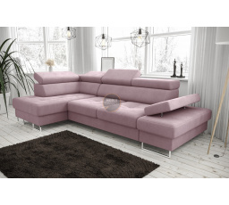 Rohová sedacia súprava GALAXY MINI 170x280 - fialová, ľavá
