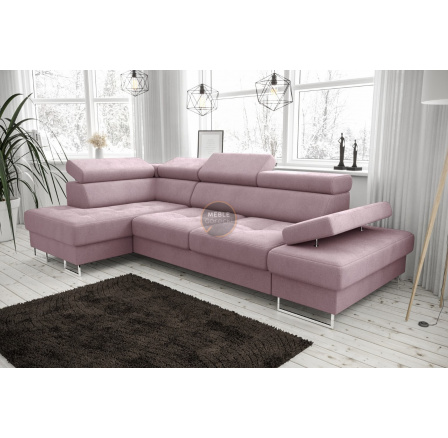 Rohová sedacia súprava GALAXY MINI 170x280 - fialová, ľavá Rohová sedacia súprava GALAXY MINI 170x280 - fialová, ľavá