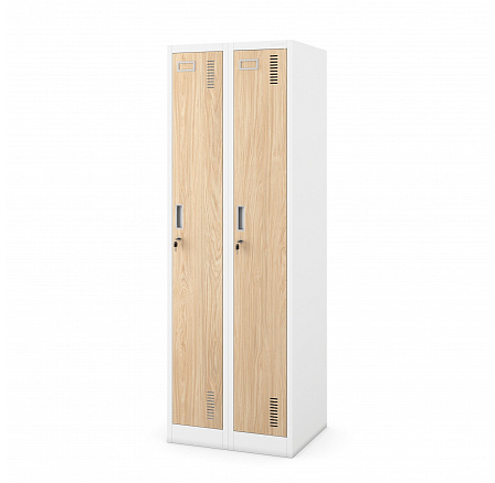 Pracovná skrinka dvojkomorová biela / dub sonoma: Eco Design KACPERT II, 600 x 1800 x 500 mm Pracovná skrinka dvojkomorová biela / dub sonoma: Eco Design KACPERT II, 600 x 1800 x 500 mm