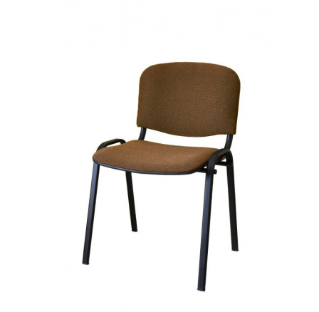 Stohovateľná konferenčná stolička ISO, hnedá