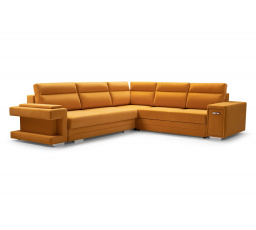 Rohová pohovka A2, Velvet 48, pravá