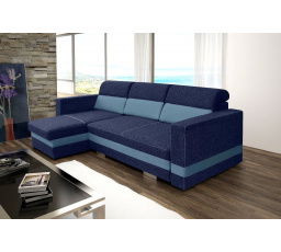 Rohová sedacia súprava Rimini L modrá