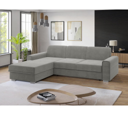 Rohová sedacia súprava Lubor L svetlosivá