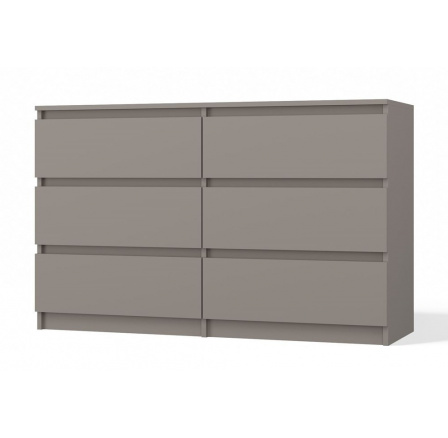 Komoda Malvína M6 120, sivá íl