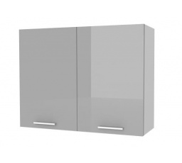 Kuchynská horná skrinka Femme G60 2D, sivý lesk