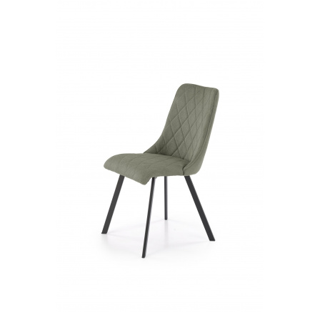 Jedálenská stolička K561, olivová/čierna