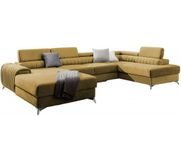 Sedacia súprava v tvare U LACANTE, Gojo 45 Pravá