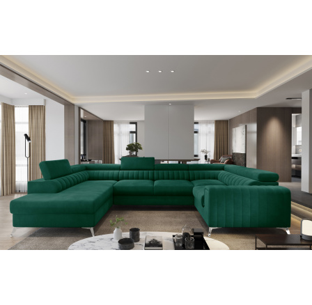 Rohová sedacia súprava v tvare U LOUIS, Nube 35 Ľavá