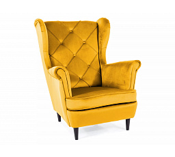 Kreslo LADY Velvet, kari Bluvel 68/wenge