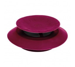 Silikónová zátka do drezu ružová