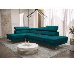 Rohová sedacia súprava EMPORIO MINI 300x180 - ľavá, tyrkysová