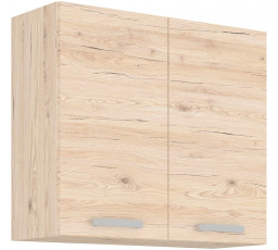 Horná skrinka BORDIX - 80 G-72 2F, Dub / Dub