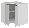 Dolní rohová skříňka COMBO - 90x90 DN 1F BB, Bílá/Kašmír