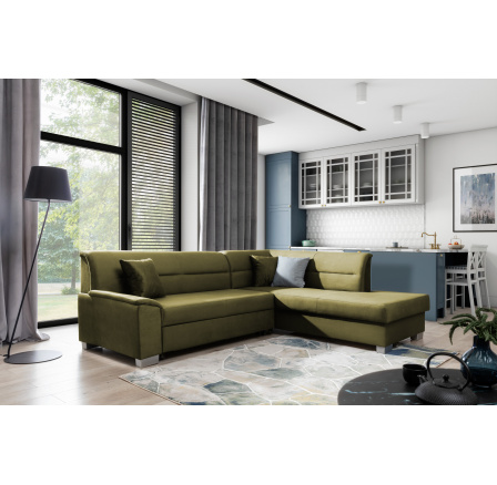 Rohová sedacia súprava BERGEN, Monolit 38, pravá