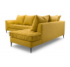 Rohová sedacia súprava P Lidie - žltá