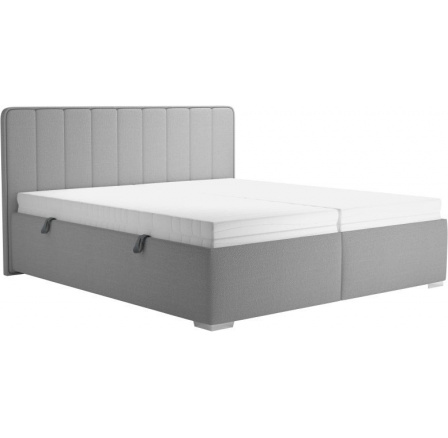 Posteľ Aviana 180x200, Svetlosivá