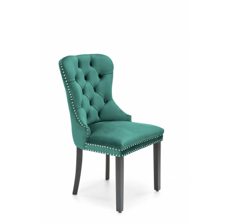 Jedálenská stolička MIYA, zelený zamat