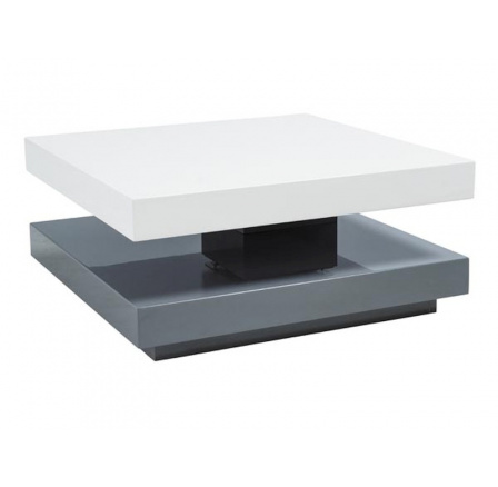 FALON - konferenčný stolík - biely/sivý (FALONBSZ) (S) (K150-Z)