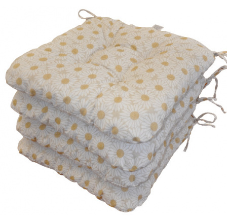 Sedadlo UNI s motívom sedmokrásky - sada 4 kusov