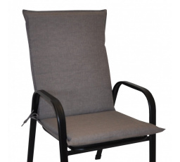 Vankúš na kreslo z tahokovu UNI - sivá látka